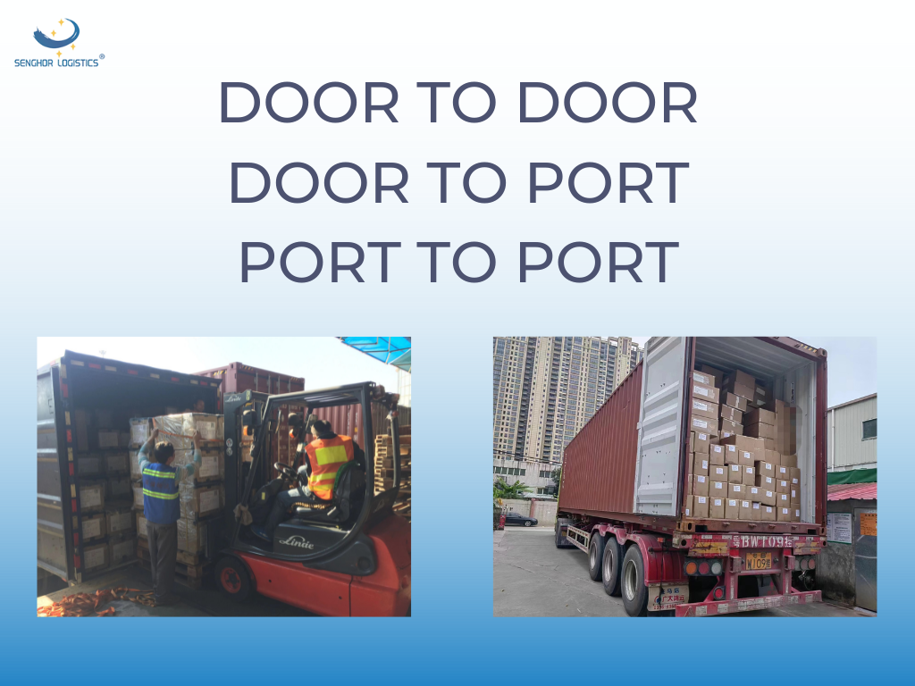 door to door door to port port to port by senghor logistics